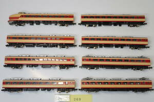 40603-269【電車（発送：ゆうパケットプラス 410円、他）】KATO 181系（8両）【中古品】