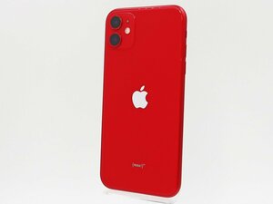 ◇ジャンク【docomo/Apple】iPhone 11 128GB SIMロック解除済 MWM32J/A スマートフォン プロダクトレッド