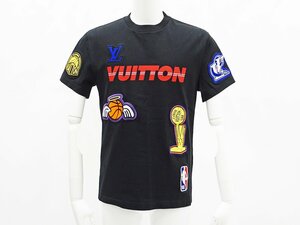 ◆【LOUIS VUITTON ルイヴィトン】NBA マルチロゴ Tシャツ RM212M DT3 HLY21W ブラック XS