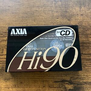 未開封 未使用品 ハイポジション AXIA アクシア 富士フイルム 音楽用 カセットテープ ハイポジ Hi 90分 Hi90 for CD