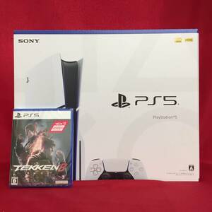 ◆【未使用/送料無料/1円～】SONY PlayStation5 PS5 本体 CFI-2000A01 ディスクドライブ搭載モデル + 鉄拳8 セット 適格請求書有◆H060301