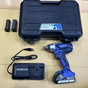  impact driver 18V full set Hitachi actual work use shallow 19mm 21mm socket attaching 
