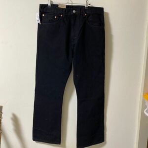 【新品未使用】送料込み リーバイス 517 W34 L30 ブーツカット ブラック 黒 デニムパンツ Levi’s 