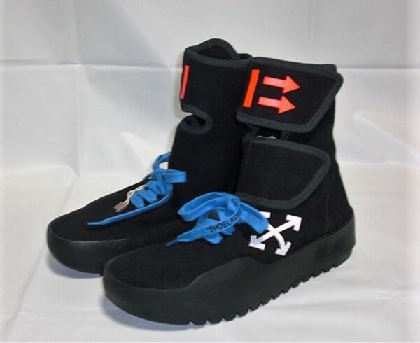 【SALE】【ほぼ未使用】オフホワイトOFF-WHITE ハイカットスニーカー・サイズ36