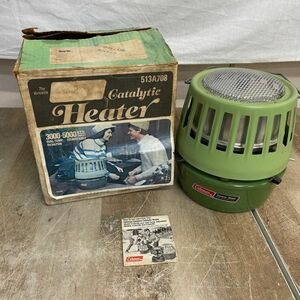  Vintage *Coleman Coleman catalytic heater USA 513A708 79 year 2 month stove heater abogadomc01067297