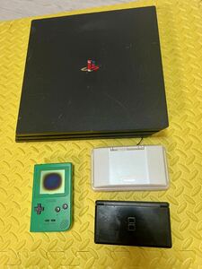 1 jpy start SONY PS4 nintendo Nintendo MGB-001 DS Lite set sale operation not yet verification 