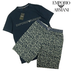 【B3018】【新品】EMPORIO ARMANI UNDER WEAR エンポリオアルマーニアンダーウェア セットアップ Tシャツ ショートパンツ サイズM
