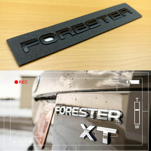 [在庫品] FORESTER エンブレム フォレスターマットブラック 艶消し黒