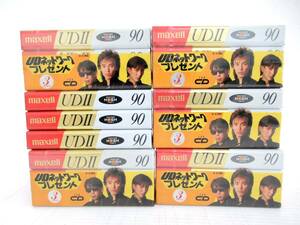 【maxell】巳④38//UDⅡ 90分カセットテープ/18本/ハイポジション/未開封