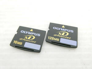 [OLYMPUS/ Olympus ].③229//XD Picture card /16MB/128MB/2 sheets 