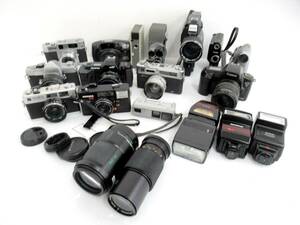 [CANON/FUJICA/OLYMPUS/YASHICA].③219// camera, camera lens etc. summarize 
