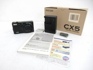 【RICOH/リコー】巳②17//箱付 CX5 コンパクトデジタルカメラ