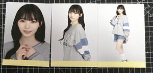 岡本姫奈　ルーズソックス　2024年１月　乃木坂46 生写真 3種コンプ （検）チャンスは平等　monopoly 人は夢を二度見る 浴衣 