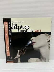 X053 LP レコード 美盤 Yasukuni Terashima Presents 寺島靖国 プレゼンツ/For Jazz Audio Fans Only Vol.1/TYLP-1004/帯付/2枚組/和ジャズ