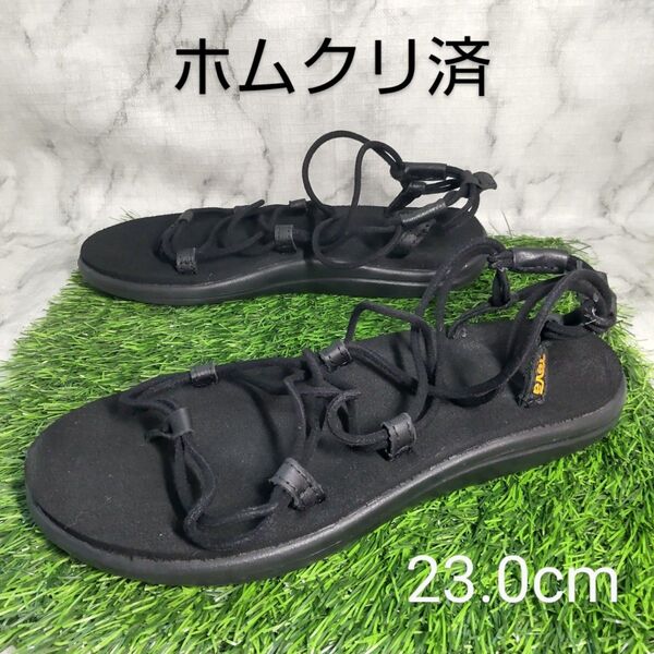 【Teva】テバ サンダル W6(23.0) 黒