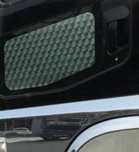 ウロコが綺麗 NEWスーパーグレート 安全窓 ウロコ レトロ　スーパーグレートV デコトラ 17スーパーグレート　FUSO トラックショップASC