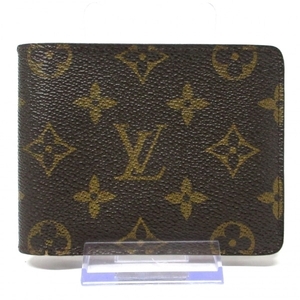 ルイヴィトン LOUIS VUITTON 札入れ M60895 ポルトフォイユ・ミュルティプル モノグラム・キャンバス - RA0926 財布 モノグラム