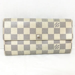 ルイヴィトン LOUIS VUITTON 長財布 N61735 ポルトフォイユ・サラNM2 ダミエ・キャンバス アズール CA0079 財布 ダミエ