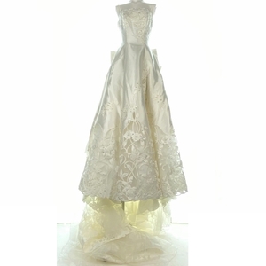 emeaimer dress size 7-11TT white lady's wedding dress / flower / race / fake pearl beautiful goods One-piece 