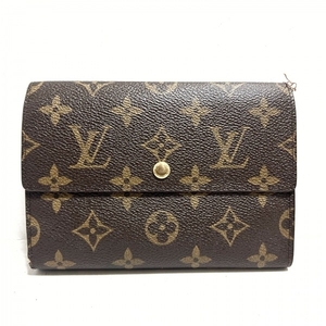 ルイヴィトン LOUIS VUITTON 3つ折り財布 M61202 ポルトトレゾーエテュイパピエ モノグラム・キャンバス - SP0996 財布 モノグラム