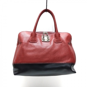  Perry koPELLICO ручная сумочка - кожа красный × темный темно-синий прекрасный товар сумка 