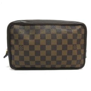 ルイヴィトン LOUIS VUITTON N47623 トゥルーストワレット ダミエ・キャンバス エベヌ CA0968 ポーチ ダミエ