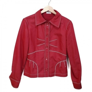 firosofi-ti Alberta Ferretti PHILOSOPHY di ALBERTA FERRETTI size I 42 - red × white lady's long sleeve / spring / autumn beautiful goods 