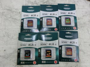 ☆ 未使用 KINGMAX SDHC 4GB メモリーカード SDカード 6枚セット 激安1円スタート ☆