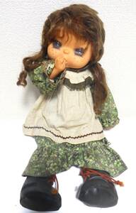 ☆レア☆希少☆トーホー物産 ロジェちゃん ロングヘア まごころの人形 ロジェ いとしのロジェ 全長約48cm レトロ ジェジェちゃん似 人形