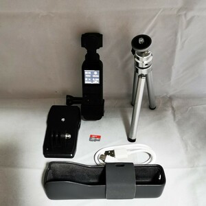 ★【国内正規品】 DJI OSMO POCKET★ (3軸ジンバル, 4Kカメラ)★SandiskSDカード128GB付★