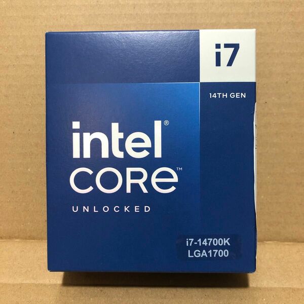 新品未開封 intel core i7 14700K BOX