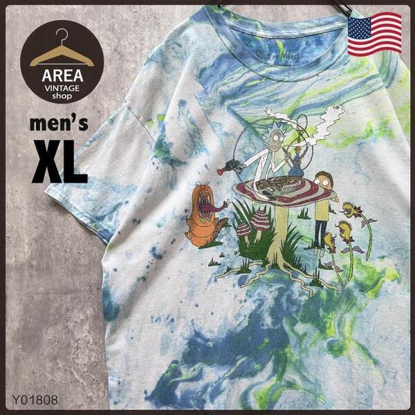 Rick and mortyリッキーアンドモーティ古着TシャツXLサイズアメリカ