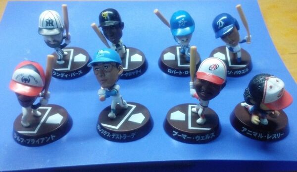 懐かしいプロ野球選手外国人8選手 フィギュア セット