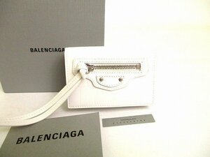 【新古品】 バレンシアガ BALENCIAGA Neo Classic ミニウォレット 型押し カーフスキン 3つ折り財布 コンパクト財布 メンズ レディース