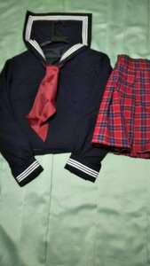 JUN032 特優品 おすすめ品 制服3点中学、高校、女子高 大きい 超ミニスカート コスプレに