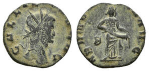 １円スタート! ・ ローマ帝国の皇帝 青銅貨・アンティーク コイン 