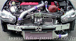  gome private person shipping possibility! HKS intercooler kit MITSUBISHI MMC Lancer Evolution CZ4A(X) 4B11 R type AL (13001-AM006)