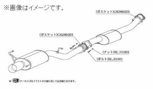 個人宅発送可能 Kakimoto・R 柿本 マフラー 日産 スカイライン クーペ 2ドア E-ECR33 ターボ RB25DET 2WD【受注生産品】(NS309)