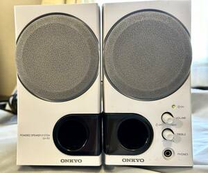 ONKYO powered speaker GX-R3 work properly beautiful goods 