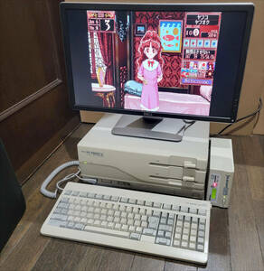 [動作品] NEC PC-9801RX2 & PC-9801-26K互換FM音源 & HxC Floppy Emulator rev F 組み込み PC98 外付けFDドライブ フロッピーエミュレータ 