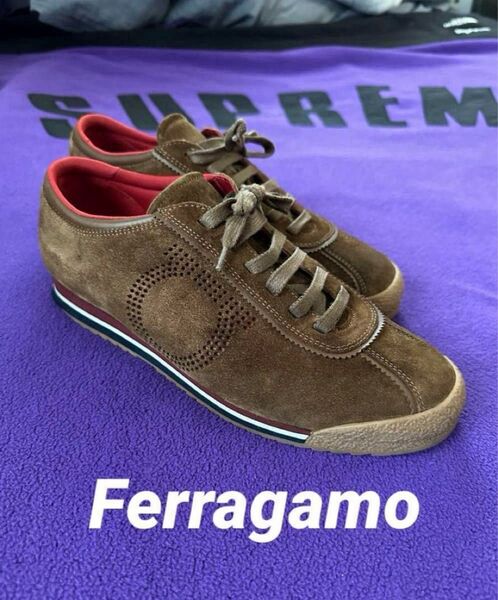 ★極美品★Ferragamo フェラガモ スエードスニーカー