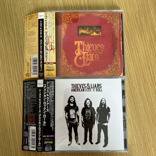 THIEVES & LIARS シーヴズ&ライアーズ 日本盤帯付CD2枚セット