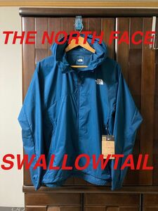 新品 THE NORTH FACE ノースフェイス スワローテイル フーディ パーカー ジャケット NP22202 ブルー L