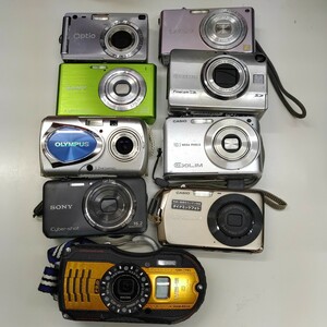 * digital camera together set 1 jpy start SONY Sony PENTAX Panasonic OLYMPUS KYOCERA RICOH CASIO etc. digital camera set sale 