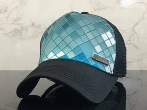 [ unused goods ]57A rare *OAKLEY Oacley cap hat CAP rare . stylish front design .Ellipse Logo metal pin!{FREE size }