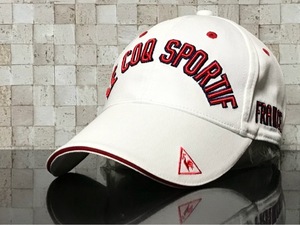 【未使用品】782KC 上品★le coq sportif ルコック スポルティフ キャップ 帽子 CAP 限定1個！上品で高級感のあるデザイン《FREEサイズ》