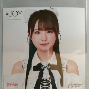 ≒JOY 市原愛弓さん HMV ジャケットカード 1枚 サイン無し ①