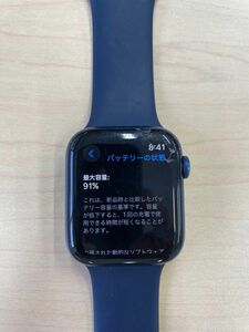 Apple watch6 44mm GPSモデル　M00J3J/A [ディープネイビースポーツバンド]