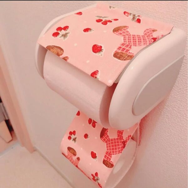 ハンドメイド トイレットペーパーホルダーカバー
