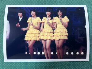 [ редкость ] Candies фотография желтый цвет платье Mini ska элемент пара futoshi . line . хорошо Showa звезда 70 годы идол 
